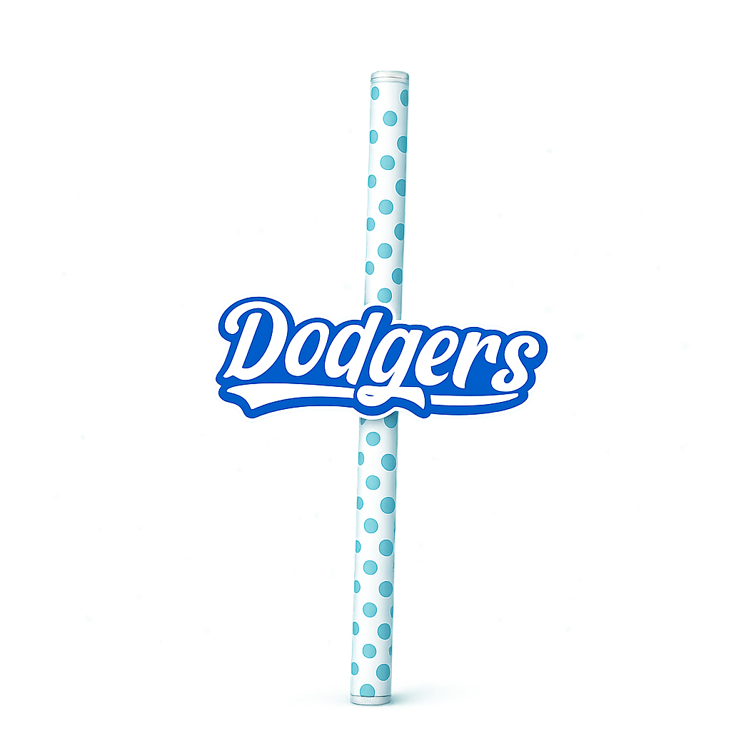 Dodgers Straw Charm