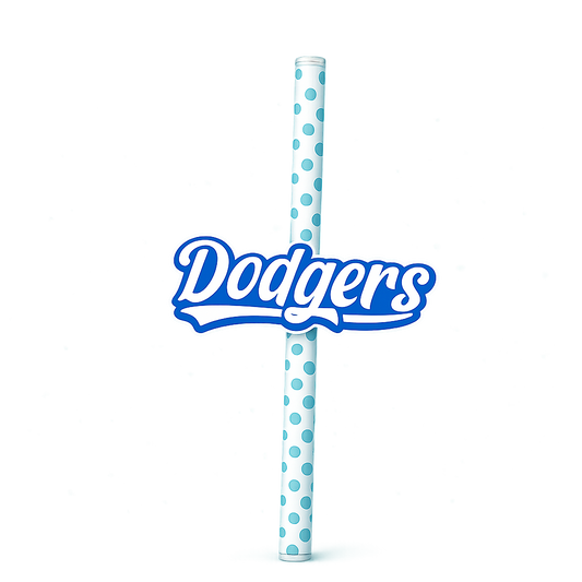 Dodgers Straw Charm