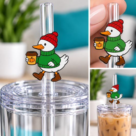 Duck Straw Charm