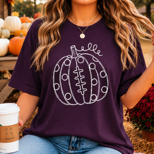 Football Pumpkin