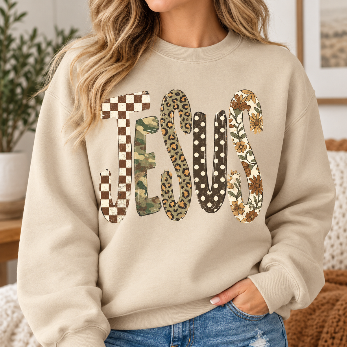 Jesus Crewneck