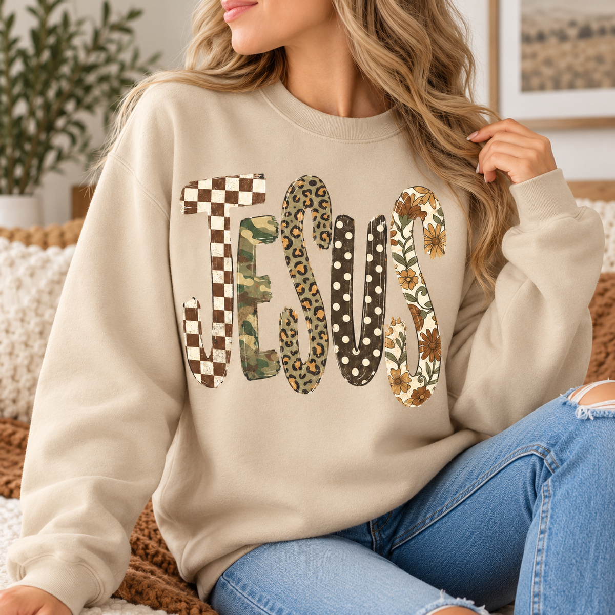 Jesus Crewneck