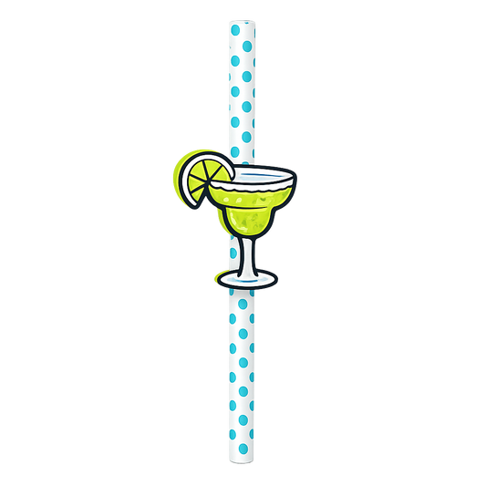Margarita Straw Charm
