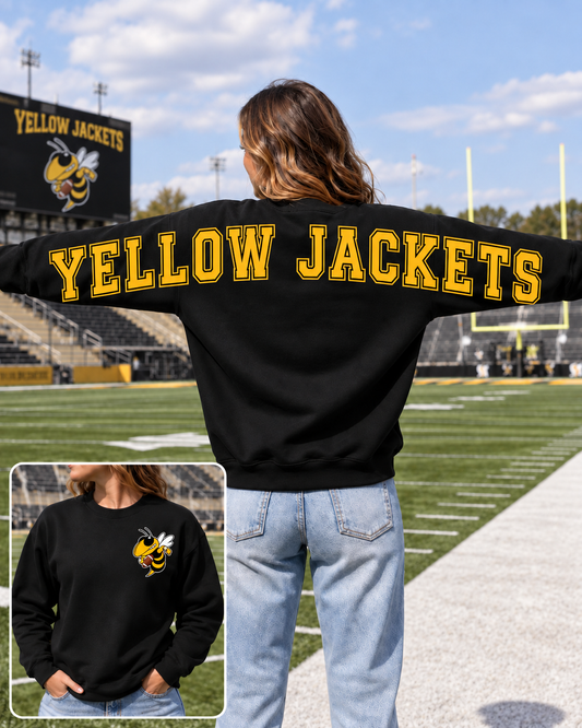 Yellow Jackets Big Back Crewneck